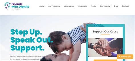 domestic violence charities australia|Friends With Dignity .